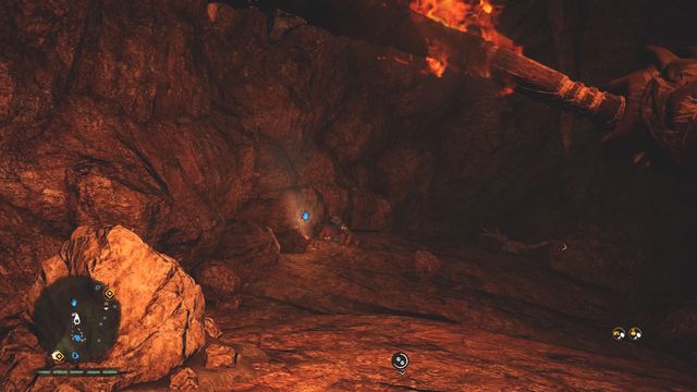It is located in the upper part of the cave - find a waterfall with a claw point next to it - Cave paintings - Southern Oros - Far Cry Primal - Game Guide and Walkthrough
