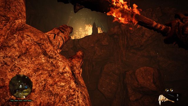 This cave is really vast, but completely linear - you just need to follow the footprints nearly all the time - Daysha Hands - Southern Oros - Far Cry Primal - Game Guide and Walkthrough