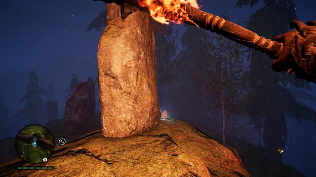 In the upper part, behind a large rock - Daysha Hands - Southern Oros - Far Cry Primal - Game Guide and Walkthrough
