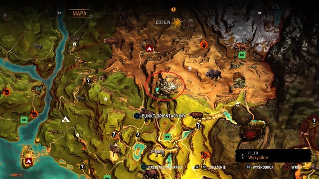 Go to the place shown on the map - Other achievements - Achievements - Far Cry Primal - Game Guide and Walkthrough