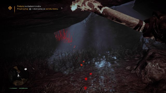 Use your Hunter Vision to locate the tracks. Climbing plants can be set on fire. - Path to Oros - Walkthrough - Far Cry Primal - Game Guide and Walkthrough