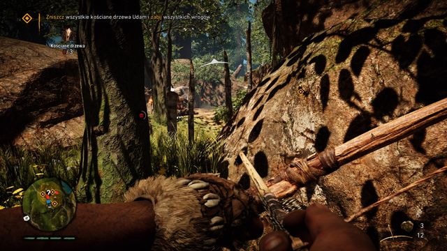 Watch out for the enemies located at the entrance. - Udam Village Attack - Walkthrough - Far Cry Primal - Game Guide and Walkthrough