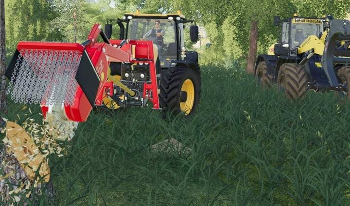 To get rid of the trunks of the cut down trees, buy FSI ST 65 T (Forestry machines tab) - Farming Simulator 19: Wood harvesting - Wood - Farming Simulator 19 Guide and Tips