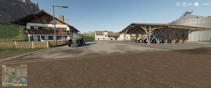 Starting area in Felsbrunn on easy difficulty level. - Farming Simulator 19: Difficulty Levels - Tips and curiosities - Farming Simulator 19 Guide and Tips