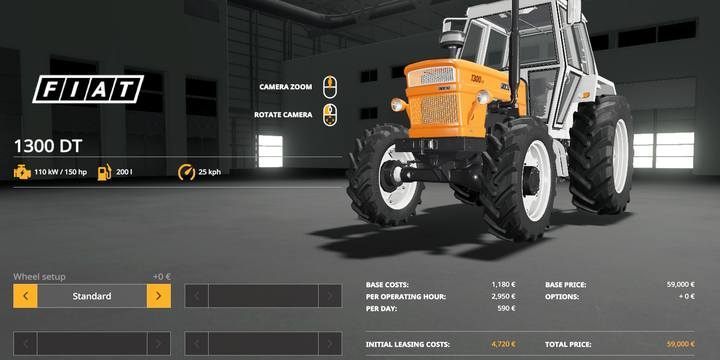 Fiat 1300 DT. - Farming Simulator 19: Tractors, trucks - List of vehicles and machines - Farming Simulator 19 Guide and Tips