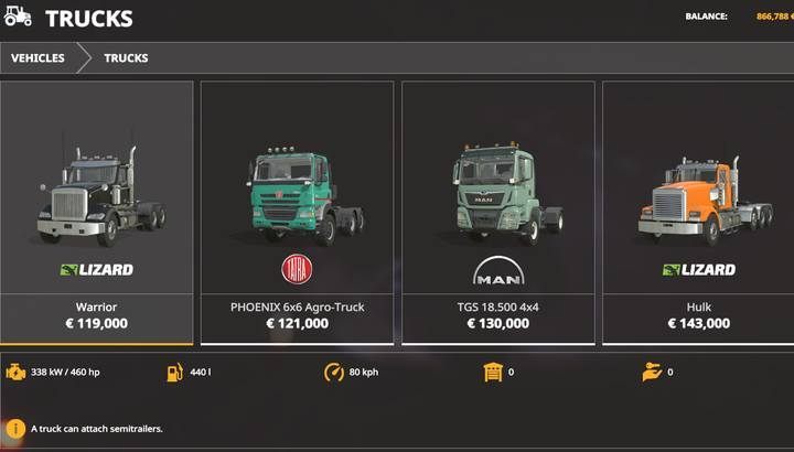 Trucks. - Farming Simulator 19: Tractors, trucks - List of vehicles and machines - Farming Simulator 19 Guide and Tips