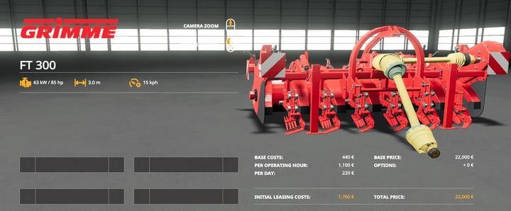 Grimme FT 300. - Farming Simulator 19: Harvesters, headers - List of vehicles and machines - Farming Simulator 19 Guide and Tips