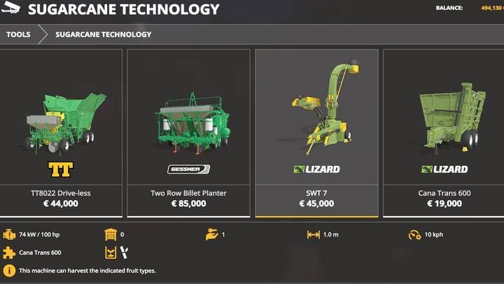 Lizard SWT 7. - Farming Simulator 19: Harvesters, headers - List of vehicles and machines - Farming Simulator 19 Guide and Tips