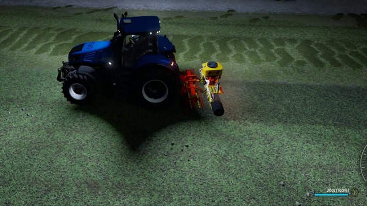 You should fertilize the field twice - Farming Simulator 22: Sowing and mowing grass - Farming Simulator 22: Grass, hay and silage - Farming Simulator 22 Guide