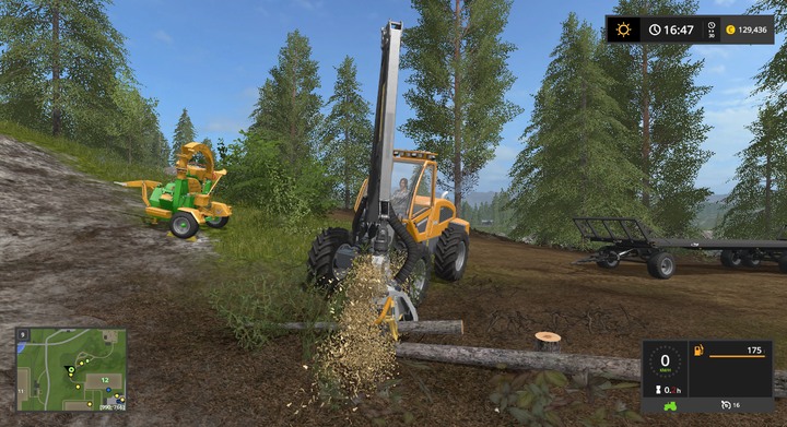 Sampo Rosenlew HR46X - Forestry equipment and animals | Descriptions of equipment - Descriptions of equipment, instructions and tips - Farming Simulator 17 Game Guide