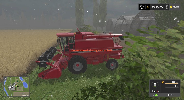 Combines cannot perform during rainfall/snowfall! - From sowing to harvesting - step by step - For beginners - Farming Simulator 17 Game Guide