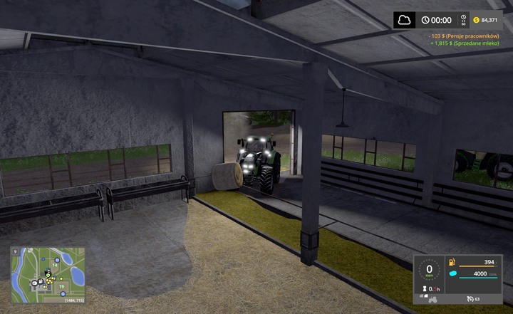 You can store more bales in the storage area than the maximum level allows - Summary and profitability | Animal husbandry - Animal husbandry - Farming Simulator 17 Game Guide