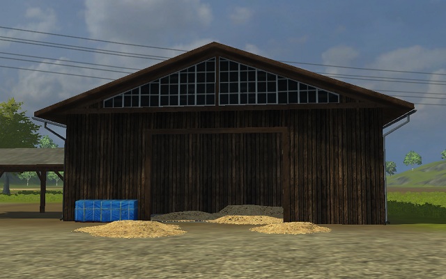 Selling station for straw and hay. Unload the trailer inside and youll receive money. - Locations and buildings | The basics - The basics - Farming Simulator 2013 Game Guide