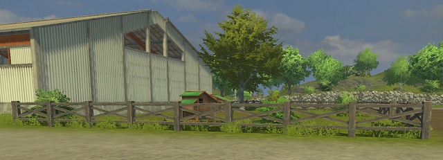 Chicken farm near the starting location. - Locations and buildings | The basics - The basics - Farming Simulator 2013 Game Guide