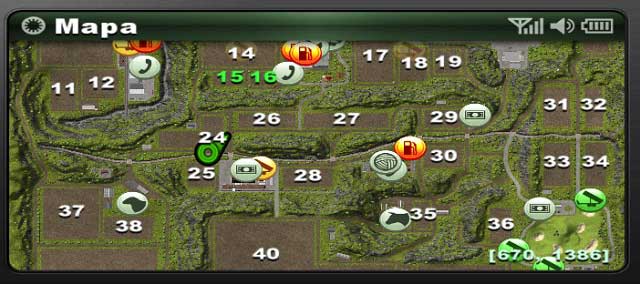 The next page shows the weather for the following days - Options, maps, PDA | The basics - The basics - Farming Simulator 2013 Game Guide