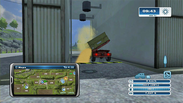 Selling wheat at the mill. - Selling crops for the first time | The basics - The basics - Farming Simulator 2013 Game Guide