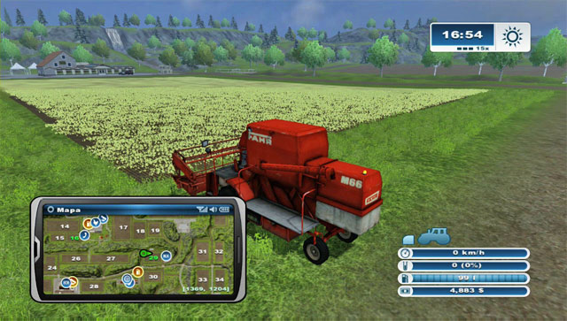 Driving the harvester to field 29 takes a lot of time - dont do it at the last moment, plan it earlier. - Further sowings, sprayings, harvestings and sale | Further steps - Further steps - Farming Simulator 2013 Game Guide