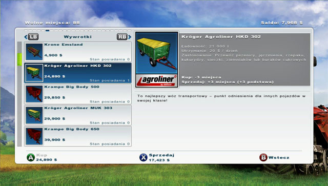 You need to buy a bigger trailer. - Buying new equipment: a trailer and a tractor | Agriculture - Agriculture - Farming Simulator 2013 Game Guide