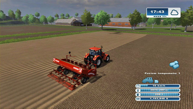 Planting potatoes with the 6 meter wide planter goes rather fast. - Growing potatoes | Agriculture - Agriculture - Farming Simulator 2013 Game Guide