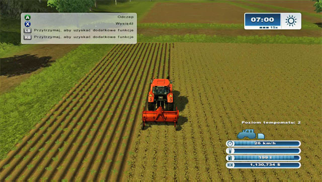 When using the topper the tractor can move rather fast, but the width is very limited. - Growing potatoes | Agriculture - Agriculture - Farming Simulator 2013 Game Guide