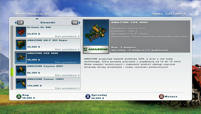 Buying a sugar beets planter. - Growing sugar beets | Agriculture - Agriculture - Farming Simulator 2013 Game Guide