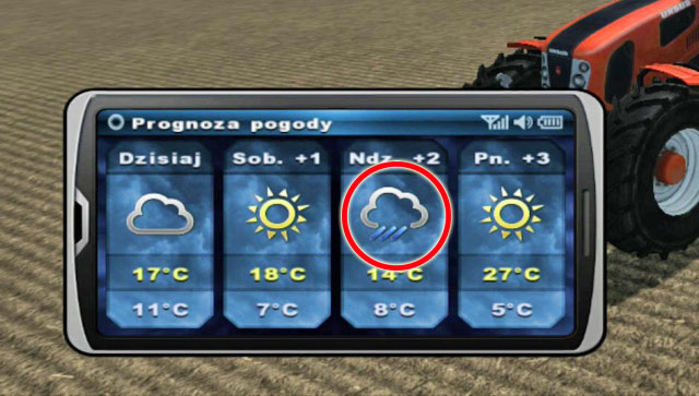 The thing you need to keep an eye on is the weather - Prize for the horseshoes | Horseshoes - Horseshoes - Farming Simulator 2013 Game Guide