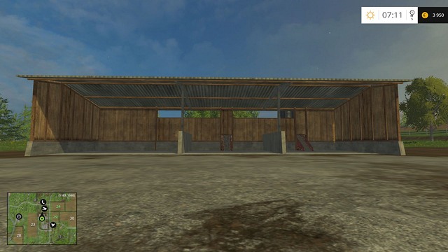 A place for wood chips, sugar beets and potatoes. The products are loaded behind the building. - The farm - buildings and starting machines - Basics - Farming Simulator 15 Game Guide