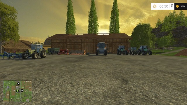 Here are all of your machines and tools. - The farm - buildings and starting machines - Basics - Farming Simulator 15 Game Guide