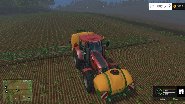 Spraying and fertilizing are task that you have to do yourself, but it is a fast and easy work and of course increases the crop amount. - Growing plants - preparation, harvest and selling - Basics - Farming Simulator 15 Game Guide