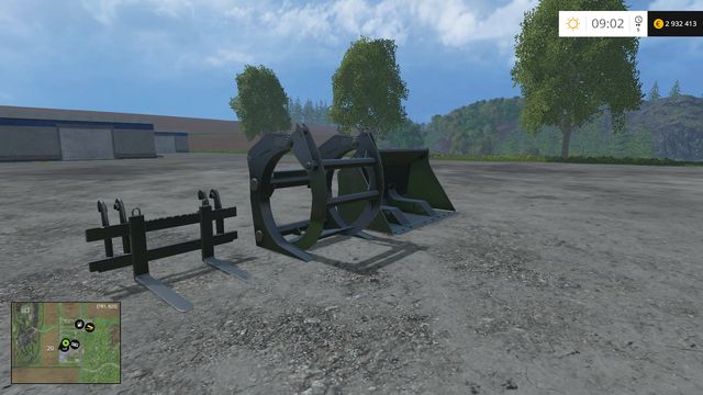 Available tools - Wheel loader - Machines - Farming Simulator 15 Game Guide