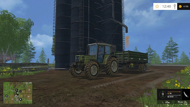 Loading up the trailer is only possible when you have enough supplies in your silo (it will be empty on high level of difficulty). - Selling the crop and further gameplay - Basics - Farming Simulator 15 Game Guide