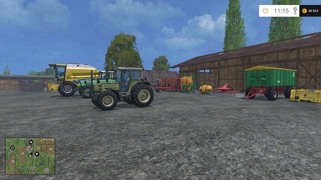 With several new machines, you can start thinking about a new field. - Changing your equipment - Basics - Farming Simulator 15 Game Guide