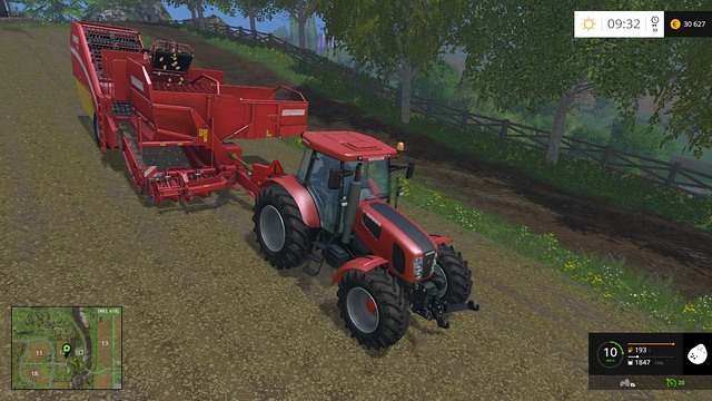 The width of this harvester considerably slows down the process. - Sugar beets and potatoes - Plants - Farming Simulator 15 Game Guide
