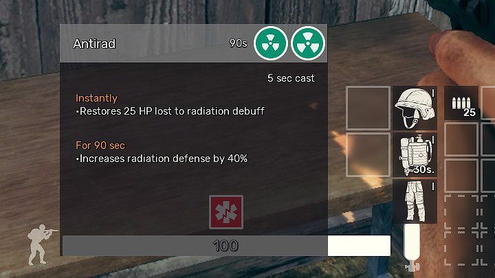 Radiation can be healed with, e - How to heal radiation in Fear the Wolves - FAQ - Fear the Wolves Game Guide