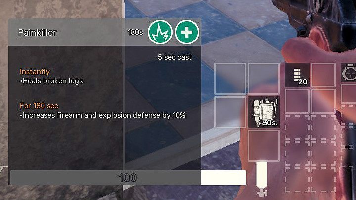 You need a Painkiller to heal a broken leg - How to heal a broken leg in Fear the Wolves? - FAQ - Fear the Wolves Game Guide