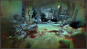 In the short passage leading to the next part of the tunnels you find a gun - Level 02: Slums - Walkthrough - F.3.A.R. - Game Guide and Walkthrough