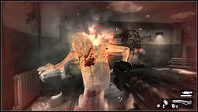 Continue your march and pass around the holes till you reach the ruined watch tower - Level 05: Tower - Walkthrough - F.3.A.R. - Game Guide and Walkthrough