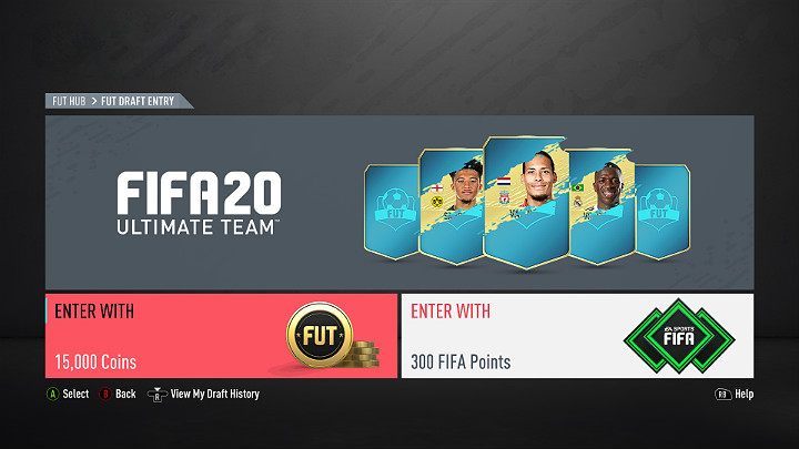Draft can be played online and offline (with an AI-controlled opponent) - FIFA 20: FUT 20, FIFA 20 Ultimate Team Game Modes - FIFA 20: FIFA 20 Ultimate Team - FIFA 20 Guide