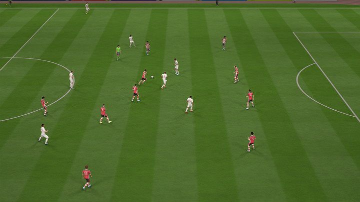Preparing an effective positional attack requires a lot of patience and precision when performing a lot of short passes in a small space - FIFA 20: Performing a positional attack and a counter - FIFA 20: Offensive plays - FIFA 20 Guide