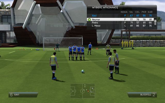 You can change the free kick executioner by pressing the sprint button - Free kick - Set pieces - FIFA 14 - Game Guide and Walkthrough