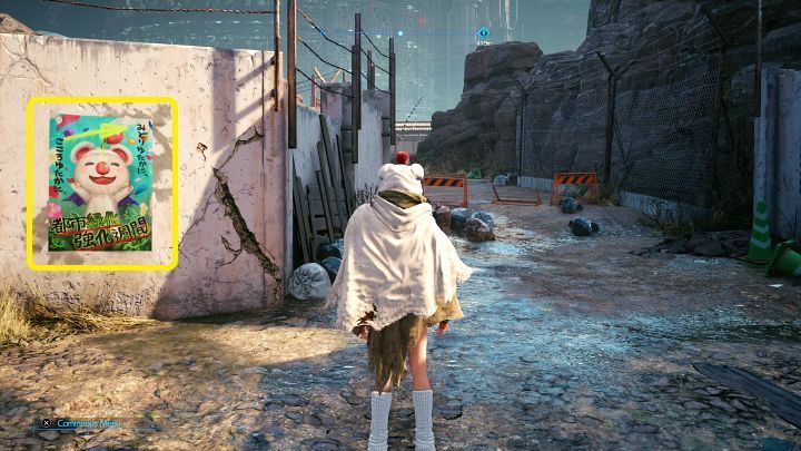 Proceed through Sector 7 Slums - Outskirts and look for Moogle Posters which will lead you to Avalanche - simply continue forward, you cannot get lost here - Final Fantasy VII Remake Intermission: First Challenge - walkthrough - Chapter 1: Wutais Finest - Final Fantasy 7 Remake Guide