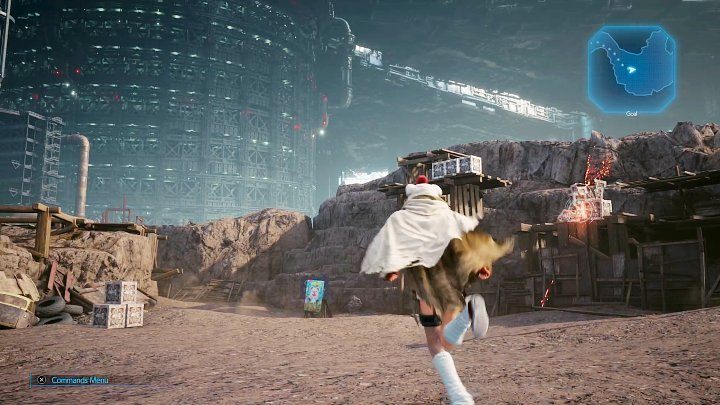 The Scrap Boulevard area is safe, so continue to the main objective - Slums entrance - Final Fantasy VII Remake Intermission: First Challenge - walkthrough - Chapter 1: Wutais Finest - Final Fantasy 7 Remake Guide