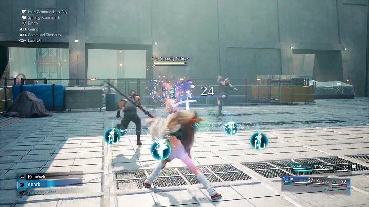 After arriving at the upper floor, youll need to face two soldiers who are in pursuit of Zhijie - Final Fantasy VII Remake Intermission: After Him - walkthrough - Chapter 1: Wutais Finest - Final Fantasy 7 Remake Guide