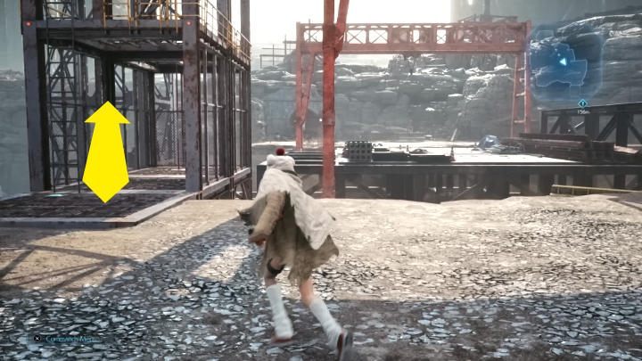 After leaving Abandoned Warehouse, youll reach a chasm that cannot be scaled - Final Fantasy VII Remake Intermission: Wind Materia - location - Sector 7: Slums - Final Fantasy 7 Remake Guide