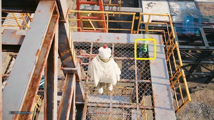 Green Wind Materia can be found in the area shown in the screenshot above - Final Fantasy VII Remake Intermission: Wind Materia - location - Sector 7: Slums - Final Fantasy 7 Remake Guide