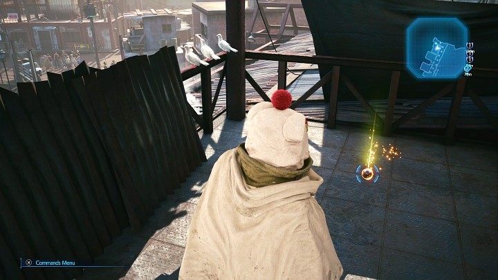 Chakra Materia is in the area shown in the screenshot above - Final Fantasy VII Remake Intermission: First Chakra Materia - location - Sector 7: Slums - Final Fantasy 7 Remake Guide