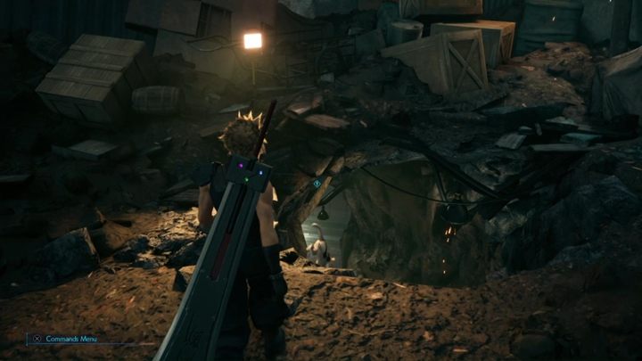 Talk to Marle and walk through the rubble towards your pub - Final Fantasy 7 Remake: A Broken World, walkthrough - Chapters - Final Fantasy 7 Remake Guide