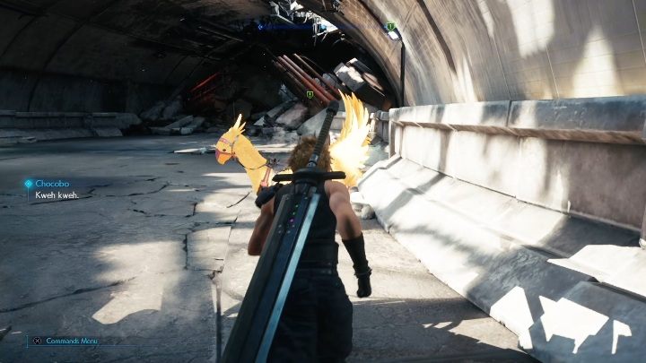 You start the side quest by talking to Stablehand - Final Fantasy 7 Remake: Chocobo Search quest, walkthrough - Chapter 14, In Search of Hope - Final Fantasy 7 Remake Guide