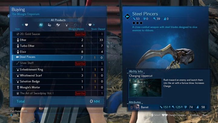 Along the way, youll come across a Pedometer Materia - Final Fantasy 7 Remake: In Search of Hope, walkthrough - Chapters - Final Fantasy 7 Remake Guide