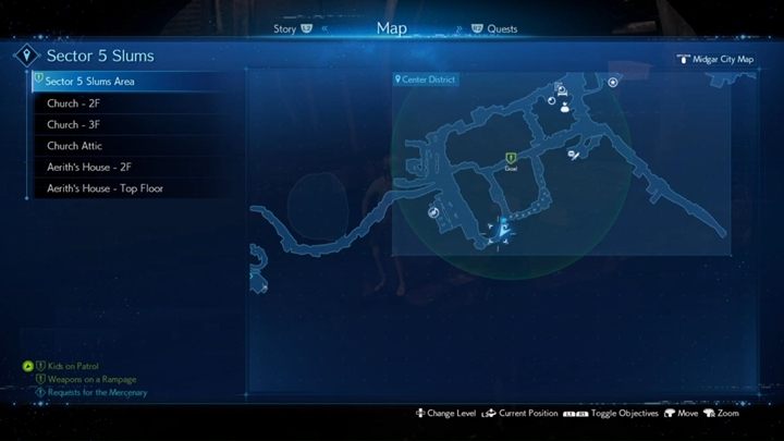 Here you will find the third child - Final Fantasy 7 Remake: Kids on Patrol quest, walkthrough - Chapter 8, Budding Bodyguard - Final Fantasy 7 Remake Guide